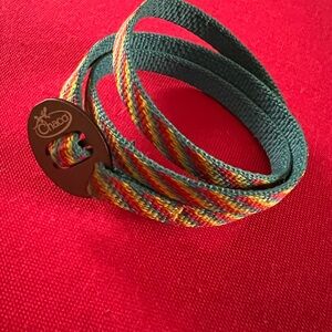 Chaco Colorful bracelet. Teal and Multicolor Stripes